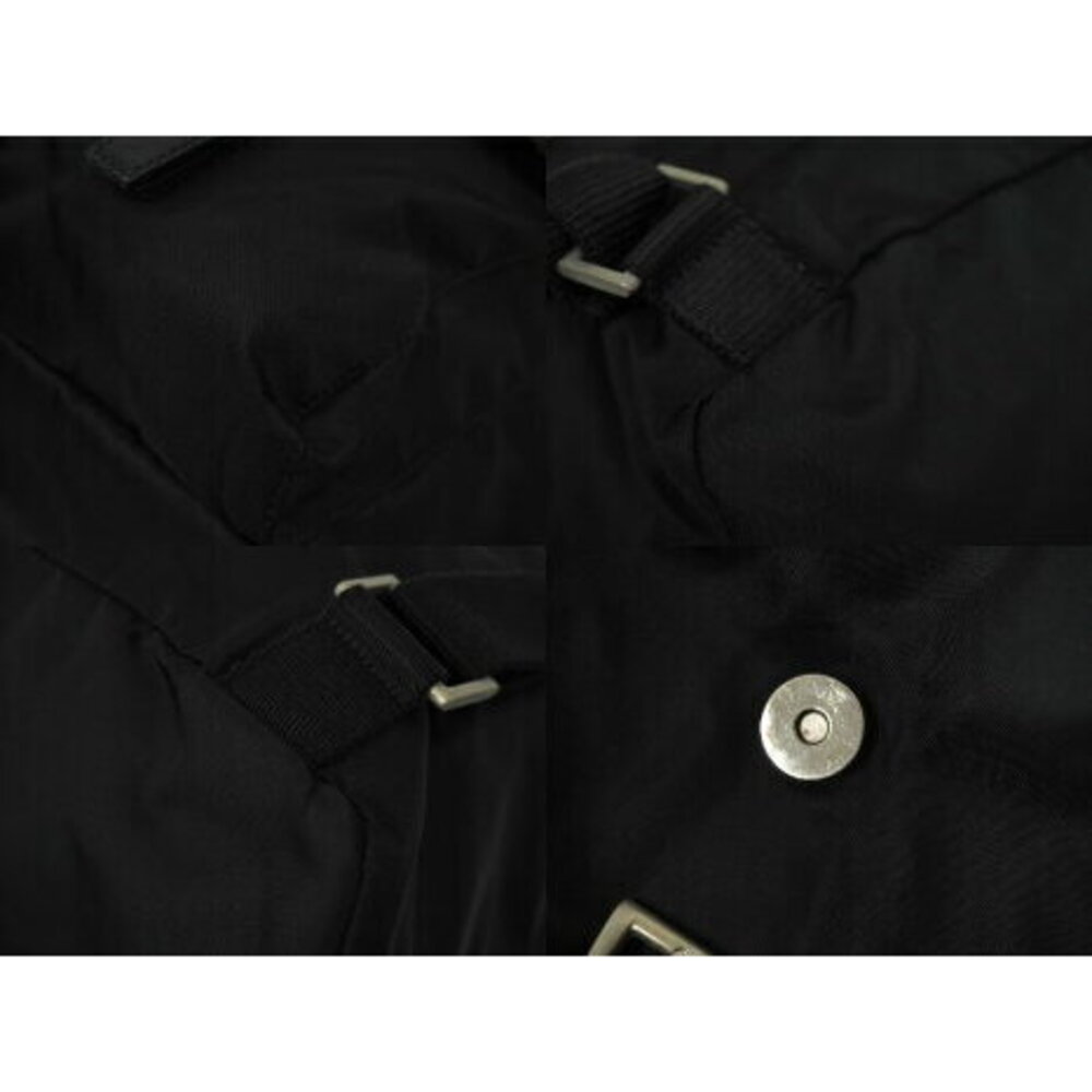 Prada Backpack Daypack Double Pockets Triangle Lo… - image 6